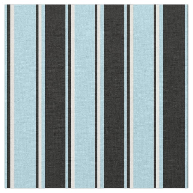Leichte blaue, schwarze und hellblaue, farbige Lin Stoff (Nahaufnahme)