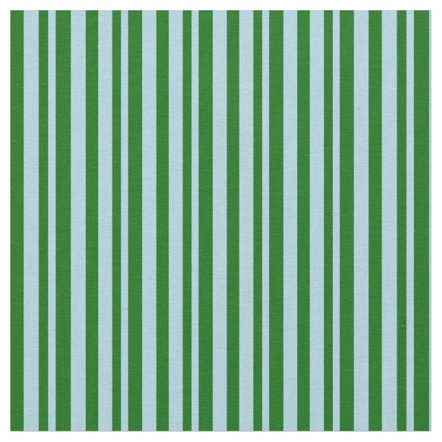 Leichte blaue und dunkelgrüne Linien Stoff (Nahaufnahme)