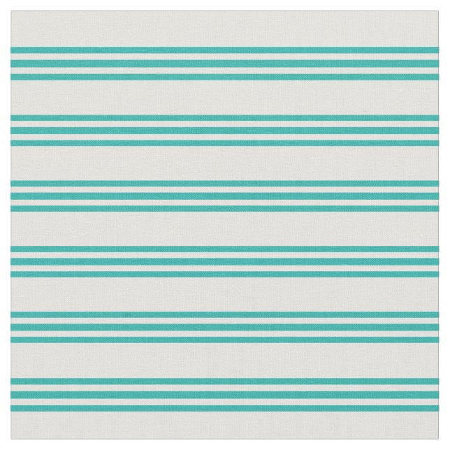 Leichte, blaue und hellmeergrüne Linien Stoff (Nahaufnahme)