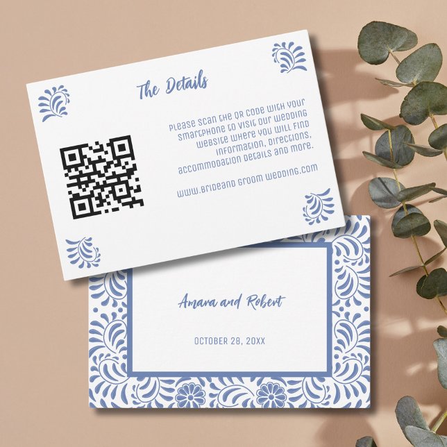 LEICHTE BLUE MEXIKAN TALAVERA ENCLOUSURE CARD (Von Creator hochgeladen)