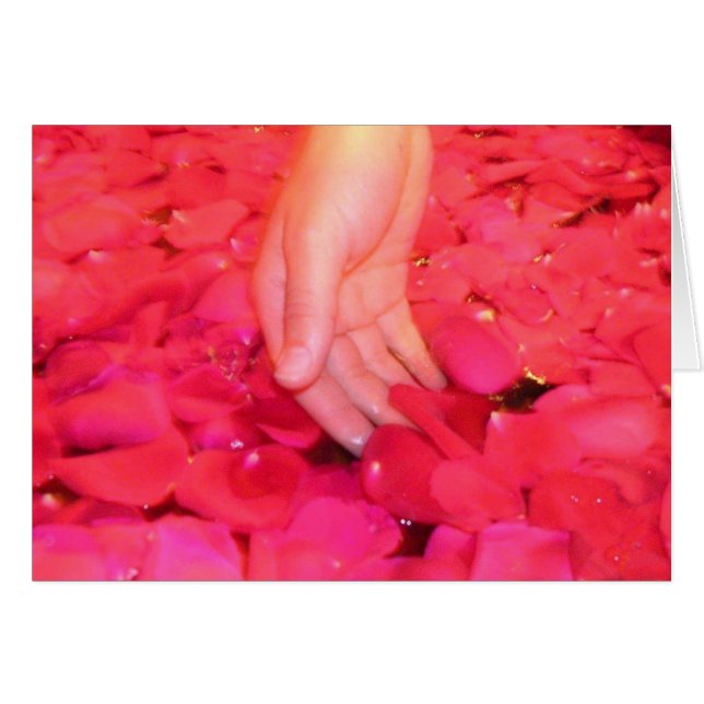 Leichte Blumenblatkarten (Vorderseite (Horizontal))