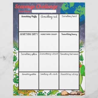 Leichte Büros Scavenger Jagd Spielbrett Briefkopf