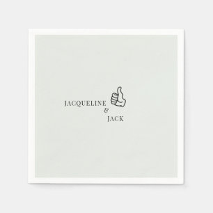 Leichte Drähte sorgen für Personalisierten Cocktai Serviette