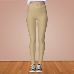 Leichte französische Farbe in Beige Leggings<br><div class="desc">Leichte französische Farbe in Beige</div>