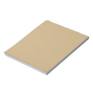 Leichte französische Farbe in Beige Notizblock