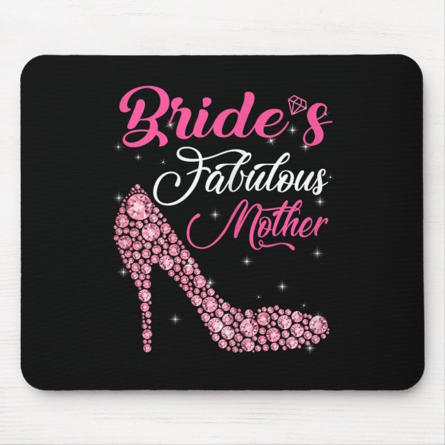 Leichte Gems Bräute Fabelhafte Mutter Glücklicher  Mousepad (Vorne)