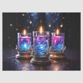 Leichte Glaskerzenpapier für den Feiertag Seidenpapier