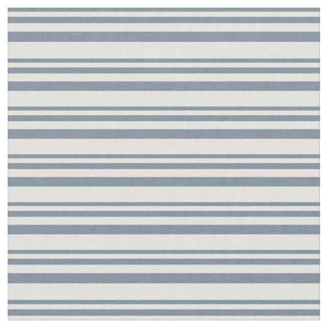 Leichte, grau und hellzyanfarbene Linien Stoff (Nahaufnahme)