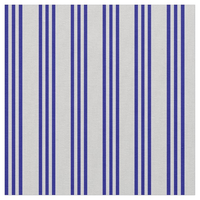 Leichte graue und blaue Streifen Stoff (Nahaufnahme)
