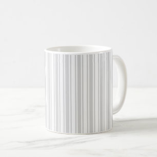 Leichte, graue und weiße Streifen Kaffeetasse