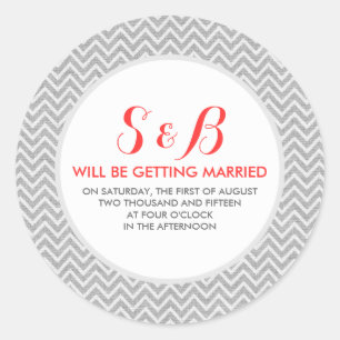 Leichte graue Zickzack Muster Textur 3b Runder Aufkleber