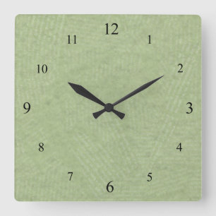 Leichte grüne Uhr