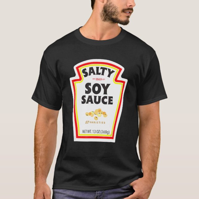 Leichte Halloween-Kostüm Salty Soy Sauce Bo T-Shirt (Vorderseite)