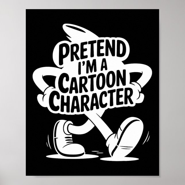 Leichte Halloween-Kostüme, so tun, als wäre ich ei Poster (Vorne)