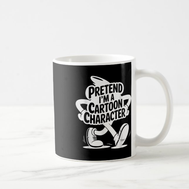 Leichte Halloween-Kostüme täuschen im Cartoon Kaffeetasse (Rechts)