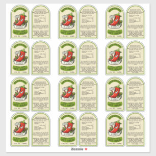 Leichte Heißsauger-Etiketten Aufkleber