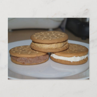 Leichte Ice Cream Sandwiches Rezept Card Postkarte