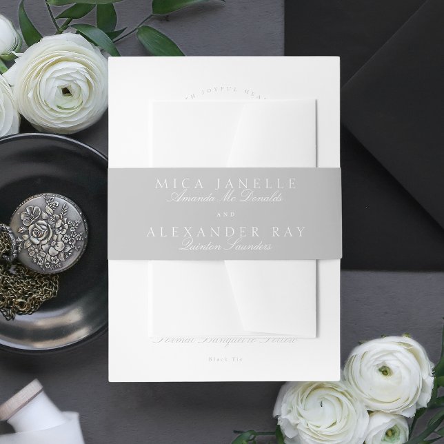 Leichte klassische Kalligrafie - feierliche Hochze Einladungsbanderole (Von Creator hochgeladen)