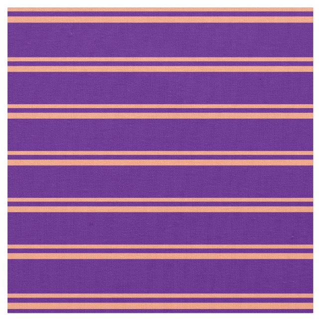 Leichte Lachs- und Indigomuster Stoff (Nahaufnahme)