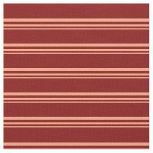 Leichte Lachs- und Maroon-Streifen-Muster Stoff