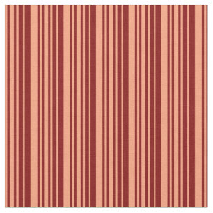 Leichte Lachse und farbige Maroon-Linien Stoff