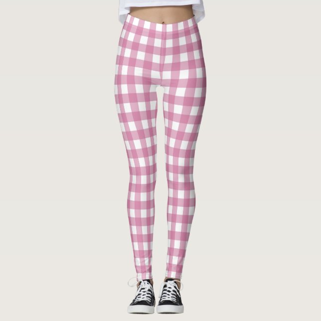 Leichte Lavendel Rosa Leggings (Vorderseite)