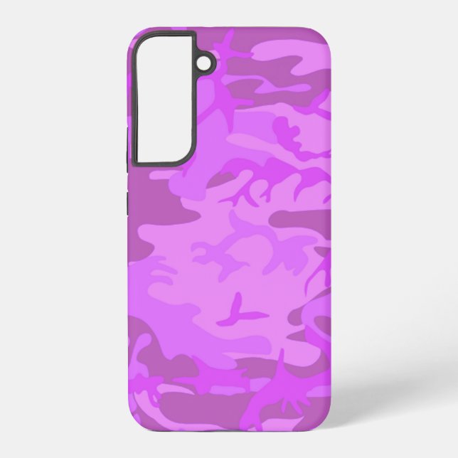 Leichte Lila Camouflage Samsung Galaxy Hülle (Rückseite)