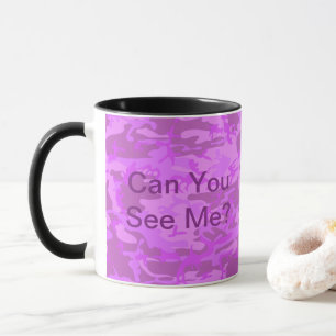 Leichte Lila Camouflage Tasse