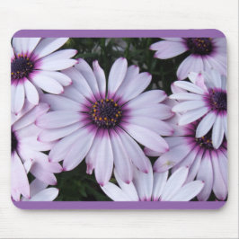 Leichte Lila Petalen mit Lila Hintergrund Mousepad