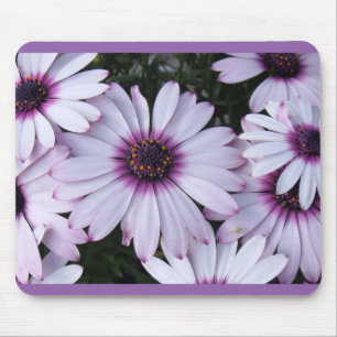Leichte Lila Petalen mit Lila Hintergrund Mousepad