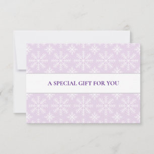 LEICHTE LILA WEISSE SCHNEELAKEN CHRISTMAS BESONDER