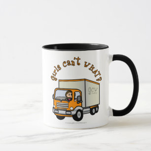 Leichte LKW-Girl Tasse