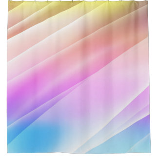 Leichte Multicolor, Rainbow-Abdeckung mit langen L Duschvorhang