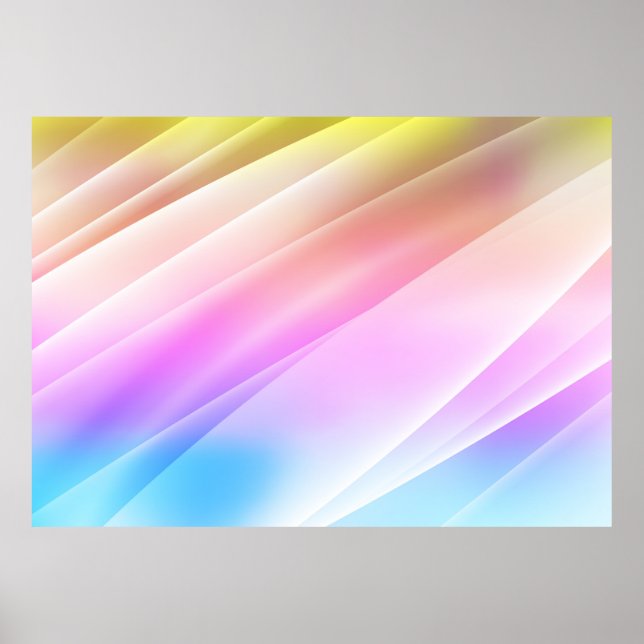 Leichte Multicolor, Rainbow-Abdeckung mit langen L Poster (Vorne)