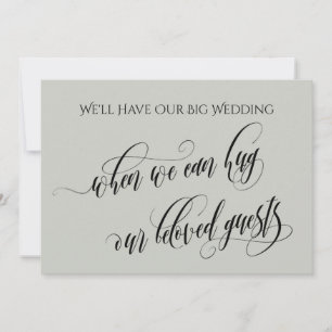 Leichte Phase, in der wir Sie mit einer verzögerte Einladung