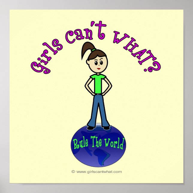 Leichte Regel für das Weltmädchen Poster (Vorne)