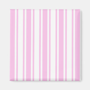 Leichte, rosa und weiße Streifen aus Süßigkeiten Magnet