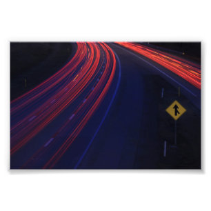 Leichte Schwänze für den Fahrzeugverkehr Fotodruck