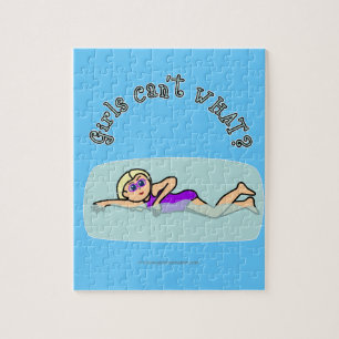 Leichte Schwimmerin Puzzle