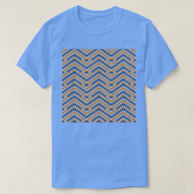 Leichte Strickmuster 23 T-Shirt (Design vorne)