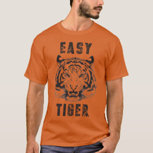 Leichte Tiger bedrückte Opfergrafik T-Shirt