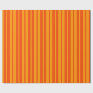 Leichte und dunkle Orange Stilelemente Design Geschenkpapier