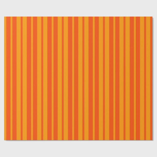 Leichte und dunkle Orange Stilelemente Design Geschenkpapier (Flach)