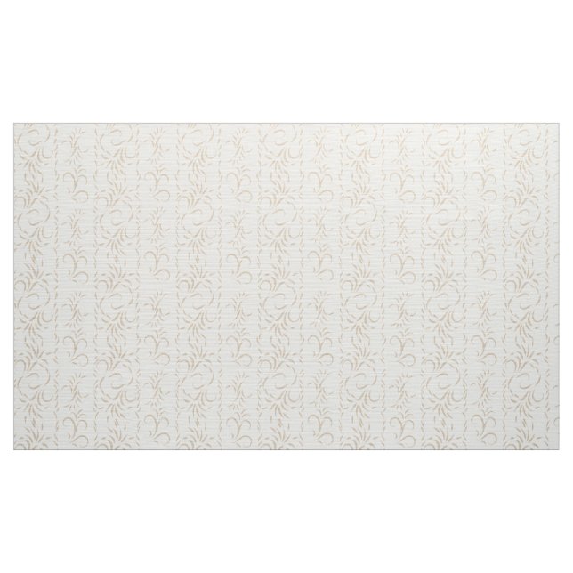 Leichte Vanilla- und Beige-Wirbel Stoff (Yard (91,4 cm))