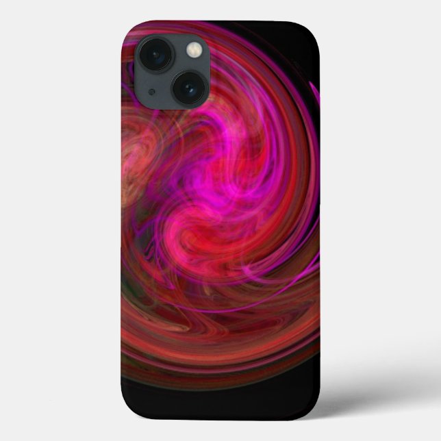 LEICHTE VORTEX, leuchtend rot Case-Mate iPhone Hülle (Rückseite)