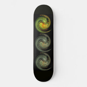 LEICHTE VORTEX, schwarz-gelb-grauorange Skateboard