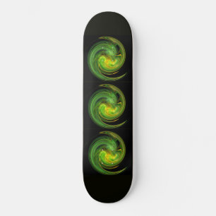 LEICHTE VORTEX, schwarzgelb grün Skateboard