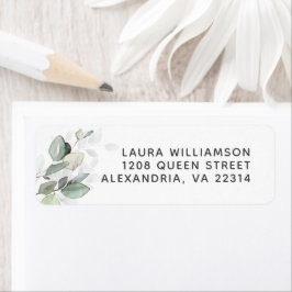 Leichte Wasserfarbe Botanische Vegetation