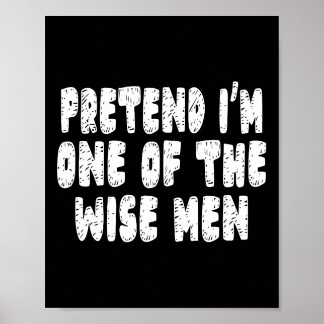 Leichte Weihnachtskrippen Kostüm Weisen Poster (Vorne)