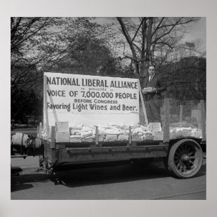 Leichte Weine und Bier: 1924 Poster